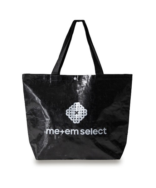 セール】LOGO TARPAULIN SHOPPER BAG BLACK ／ ロゴターポリン