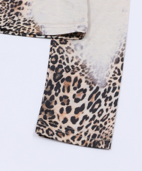 HOOK(フック)の「【HOOK】for girls レオパードハートカットトップス(Tシャツ/カットソー・レディース・レオパード・SMALL/MEDIUM)」の7枚目の写真