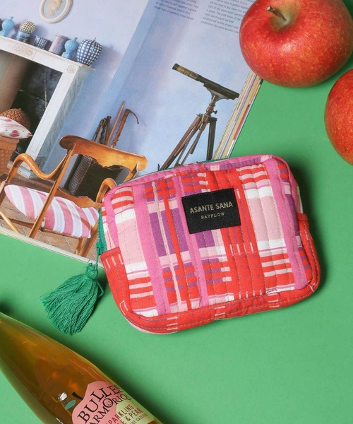BAYFLOW（ベイフロー）の「【ASANTE SANA】ティッシュポーチ（ポーチ・レディース・ブルー/ピンク/イエロー・0）」の2枚目の写真