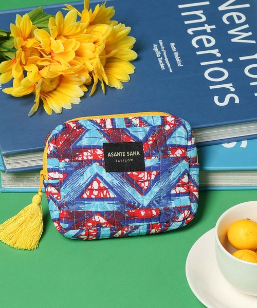 BAYFLOW（ベイフロー）の「【ASANTE SANA】ティッシュポーチ（ポーチ・レディース・ブルー/ピンク/イエロー・0）」の3枚目の写真