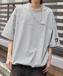 GERRY（ジェリー）の「GERRY/ジェリー 別注 ドロスト ワッペンロゴ刺繍 ビッグシルエット半袖Tシャツ / 接触冷感・吸水速乾（Tシャツ/カットソー）」