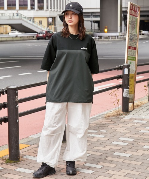 セール】GERRY/ジェリー 別注 ドロスト ワッペンロゴ刺繍 ビッグ