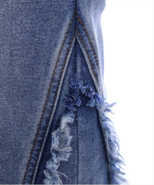 clear（クリア）の「【低身長用サイズ有】ミドルライズフリンジフレアデニムパンツ [着回し力抜群 韓国ファッション 大人]（デニムパンツ・レディース・ブルー/ブラック/ライトブルー・S/M/XS/PS）」の18枚目の写真