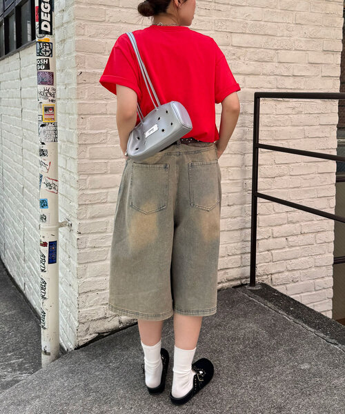 CIAOPANIC（チャオパニック）の「星座プリントTEE（Tシャツ/カットソー・レディース・ブラック/サックスブルー/グレイッシュベージュ/チャコールグレー/ネイビー/ベージュ/イエロー/パープル/サーモンピンク/レッド/ピンク/ホワイト・FREE）」の22枚目の写真