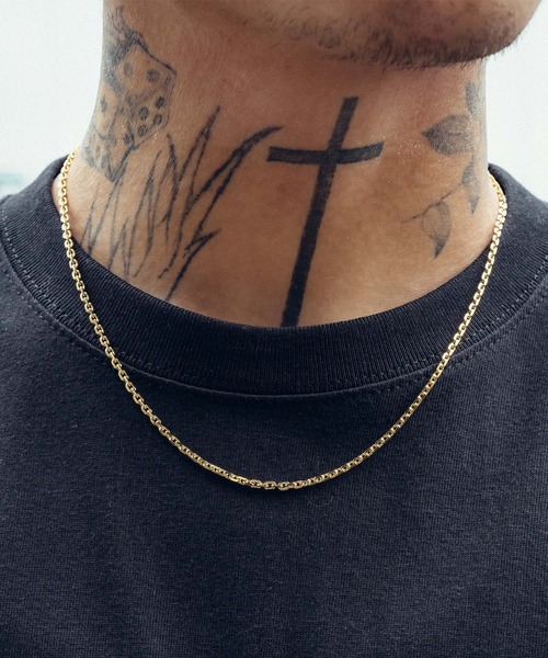 Subciety(サブサエティ)の「Tiny chain necklace(ネックレス・メンズ・シルバー/ゴールド・FREE)」の10枚目の写真