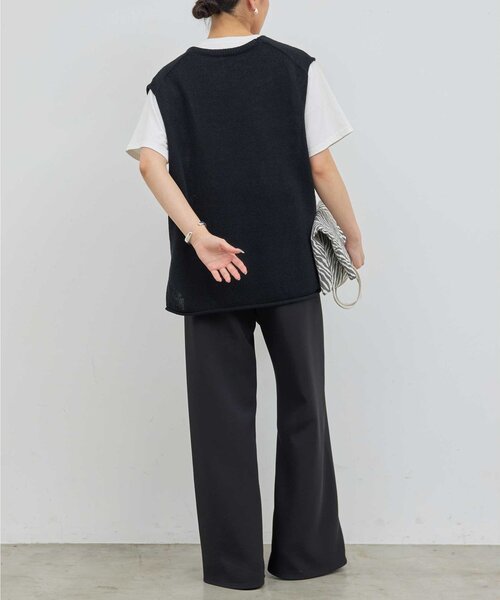 【美品】深Vニットプルオーバー♥GALLARDAGALANTE♥ベージュ GALLARDAGALANTE ニット セーター 深Vニットプルオーバー