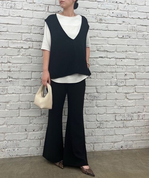 GALLARDAGALANTE 深Vニットプルオーバー GALLARDAGALANTE（ガリャルダガランテ）の「深Vニットプル