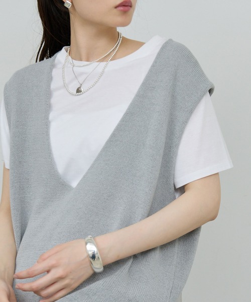 GALLARDA GALANTE - GALLARDA GALANTE ケーブルニットセット ケーブルニットベスト【オンラインストア限定商品