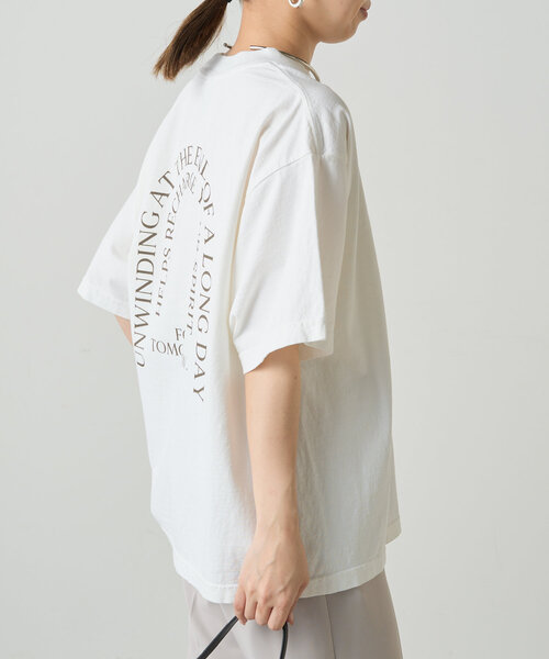 新品　Loungedress バックロゴシャツブルゾン　ホワイト　ラウンジドレス 新品 Loungedress バックロゴシャツブルゾン ホワイト ラウンジ
