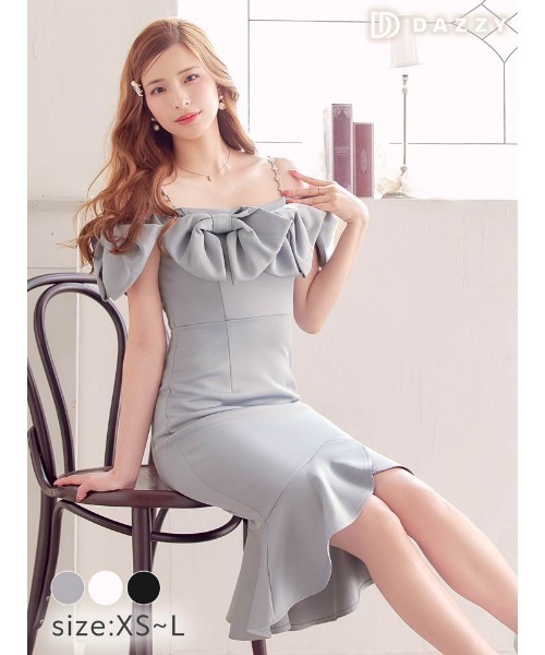 Lumignon ビジューグリッドリボンドレス　Sサイズ Lumignon BIJOU GRID RIBBON DRESS - メルカリ