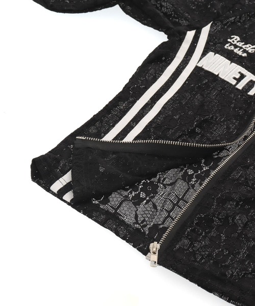 ANAP（アナップ）の「ゲーミング ZIP レース ジャケット（ブルゾン・レディース・ブラック/ホワイト・FREE）」の12枚目の写真