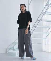 audrey and john wad | 袖バルーンカットソー-手洗い可-(Tシャツ/カットソー)