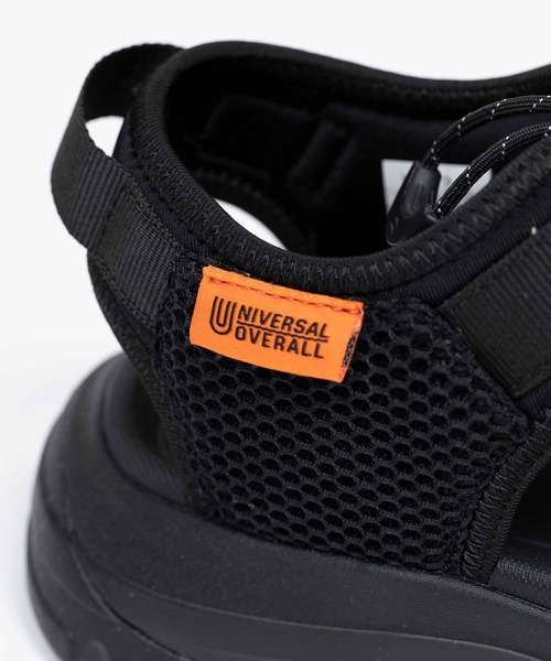 UNIVERSAL OVERALL（ユニバーサルオーバーオール）の「【WEB限定】【ATHLETAコラボ】UNIVERSAL OVERALL / “UO32” サンダル（サンダル・メンズ・ブラック・5/6/7/8/9）」の2枚目の写真