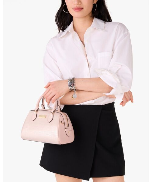 KATE SPADE マディソンサテンスモールドリーダッフル マディソン サテン シークイン スモール ドリー ダッフル クロス
