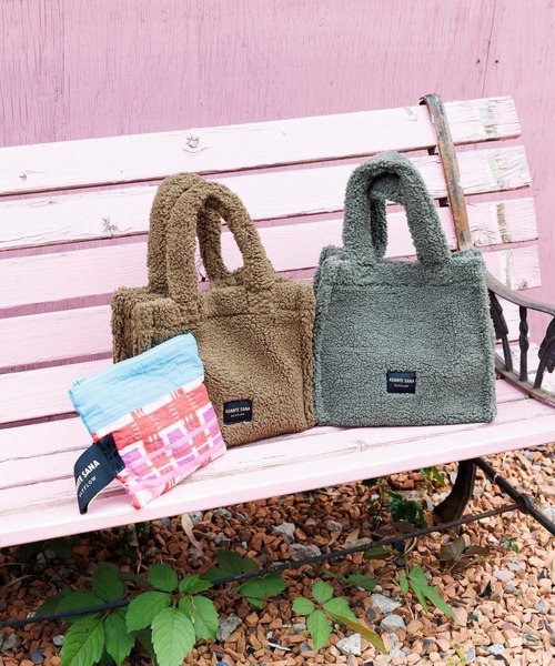 BAYFLOW(ベイフロー)の「【ASANTE SANA】ボアトート(トートバッグ・レディース・ブラウン/グレー・0)」の11枚目の写真