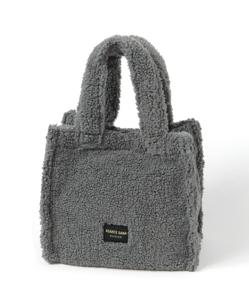 BAYFLOW(ベイフロー)の「【ASANTE SANA】ボアトート(トートバッグ・レディース・ブラウン/グレー・0)」の15枚目の写真
