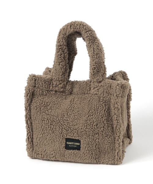 BAYFLOW(ベイフロー)の「【ASANTE SANA】ボアトート(トートバッグ・レディース・ブラウン/グレー・0)」の16枚目の写真