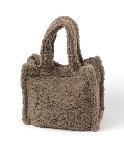 BAYFLOW(ベイフロー)の「【ASANTE SANA】ボアトート(トートバッグ・レディース・ブラウン/グレー・0)」の18枚目の写真