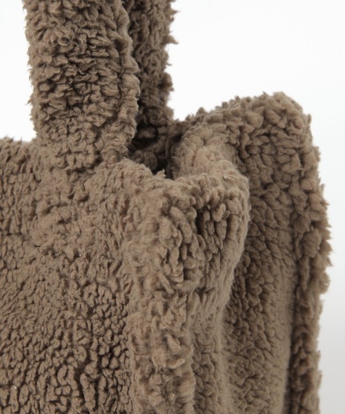 BAYFLOW(ベイフロー)の「【ASANTE SANA】ボアトート(トートバッグ・レディース・ブラウン/グレー・0)」の4枚目の写真