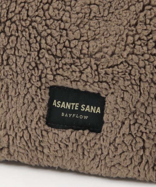 BAYFLOW(ベイフロー)の「【ASANTE SANA】ボアトート(トートバッグ・レディース・ブラウン/グレー・0)」の5枚目の写真