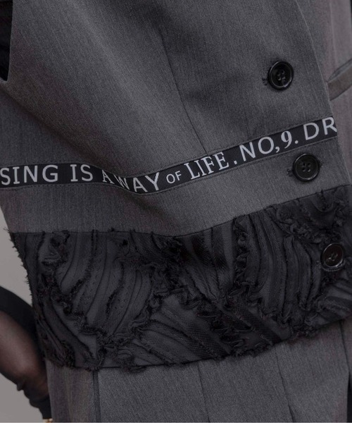 Eimee Law（エイミーロウ）の「ロゴテープチェックベスト（ベスト・レディース・グレー/チャコールグレー/ブラウン・FREE）」の21枚目の写真