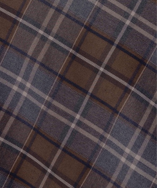 Eimee Law（エイミーロウ）の「ロゴテープチェックベスト（ベスト・レディース・グレー/チャコールグレー/ブラウン・FREE）」の15枚目の写真