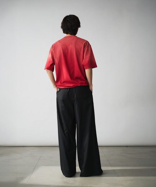 Adoon plain（アドーンプレーン）の「Vintage-like Studded T-Shirt / ヴィンテージライクスタッズTシャツ（Tシャツ/カットソー・メンズ・オフホワイト/ネイビー/ブラック/ブラウン/レッド系その他・MEDIUM/LARGE）」の16枚目の写真