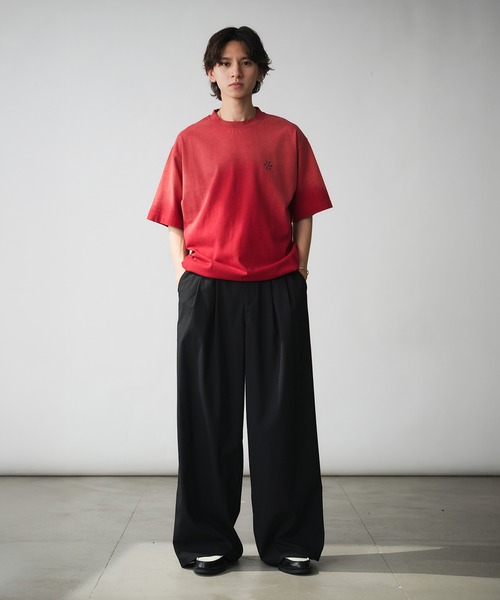 Adoon plain（アドーンプレーン）の「Vintage-like Studded T-Shirt / ヴィンテージライクスタッズTシャツ（Tシャツ/カットソー・メンズ・オフホワイト/ネイビー/ブラック/ブラウン/レッド系その他・MEDIUM/LARGE）」の18枚目の写真