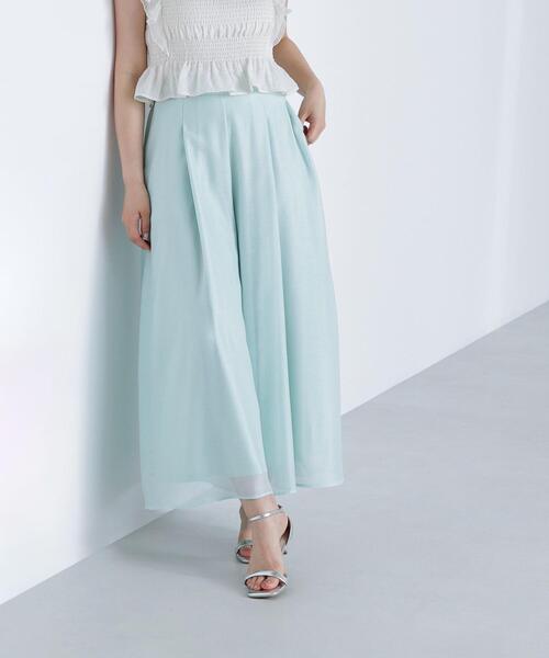 NATURAL BEAUTY BASIC(ナチュラルビューティーベーシック)の「リラクシーフレアパンツ(その他パンツ・レディース・ライトグリーン/ブラック/グレー・SMALL/MEDIUM)」の11枚目の写真