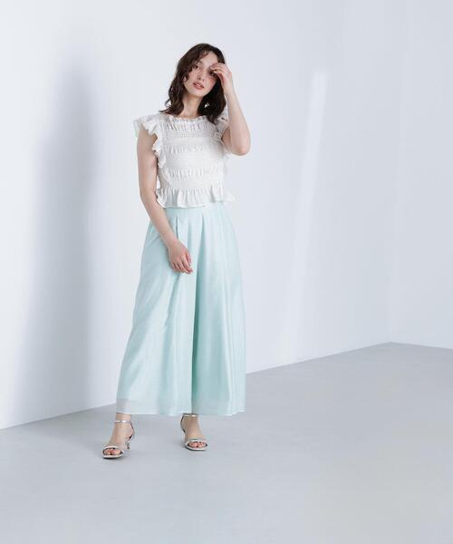 NATURAL BEAUTY BASIC(ナチュラルビューティーベーシック)の「リラクシーフレアパンツ(その他パンツ・レディース・ライトグリーン/ブラック/グレー・SMALL/MEDIUM)」の15枚目の写真