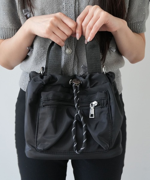 PORTER 黒 ナイロン バッグ　ショルダーバッグ　ハンドバッグ PORTER ポーター ロゴ ショルダーバッグ ナイロン素材