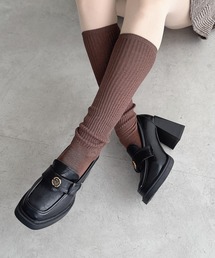 Loueme | 【6色展開】カラーリブハイソックス(ソックス/靴下)