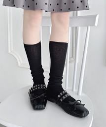 Loueme | 【6色展開】カラーリブハイソックス(ソックス/靴下)