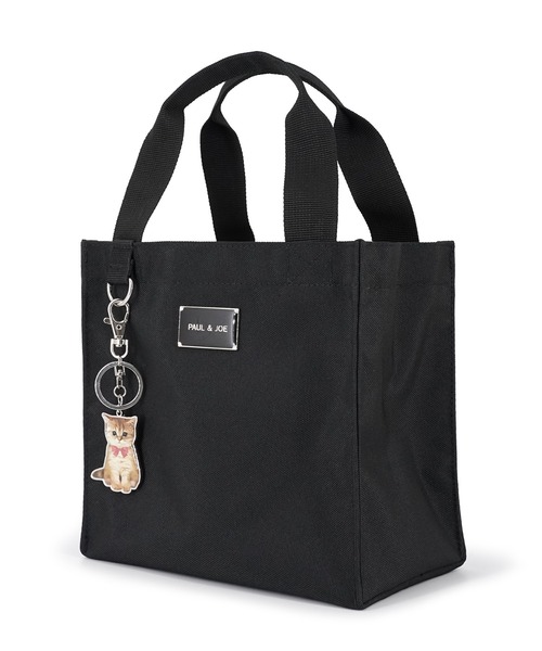 PAUL & JOE ACCESSOIRES（ポールアンドジョーアクセソワ）の「PAUL & JOE ACCESSOIRES (ポール＆ジョーアクセソワ)ランチトート  PJA-B1323 カジュアル・プレートメタル（トートバッグ・レディース・ブラック・FREE）」の3枚目の写真