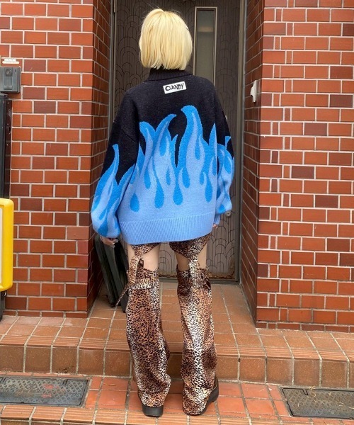 Candy Stripper（キャンディストリッパー）の「CHEEKY BELTED TRACK パンツ（その他パンツ・レディース・ベージュ/カーキ/ブラック・FREE）」の15枚目の写真