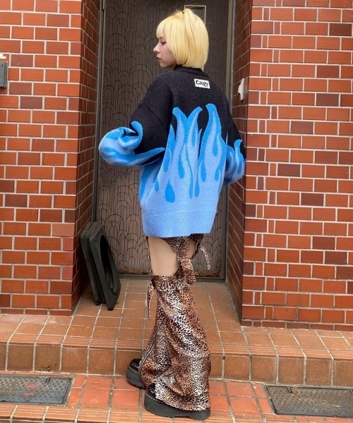 Candy Stripper（キャンディストリッパー）の「CHEEKY BELTED TRACK パンツ（その他パンツ・レディース・ベージュ/カーキ/ブラック・FREE）」の16枚目の写真