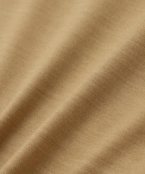 Toironier（トワロニエ）の「Toironier/トワロニエ/Merino Wool-T（Tシャツ/カットソー・メンズ・ブラック/ベージュ/チャコールグレー・1/2）」の13枚目の写真