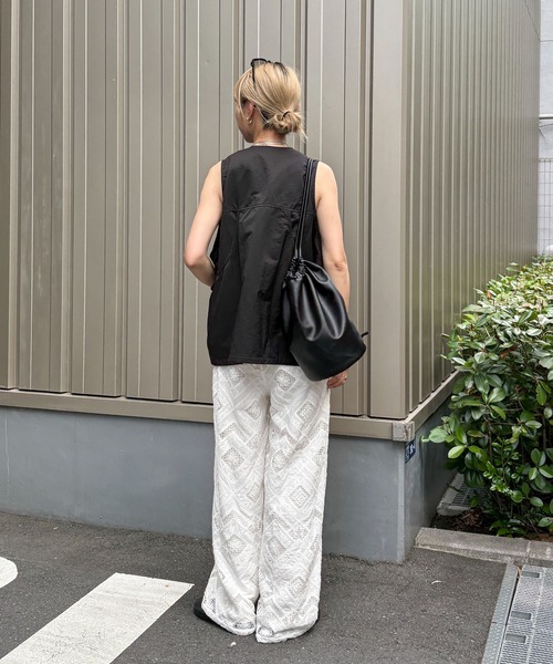 feepur(フェピュール)の「ボンサックバッグ(ショルダーバッグ・レディース・ブラック/ブルー・FREE)」の7枚目の写真