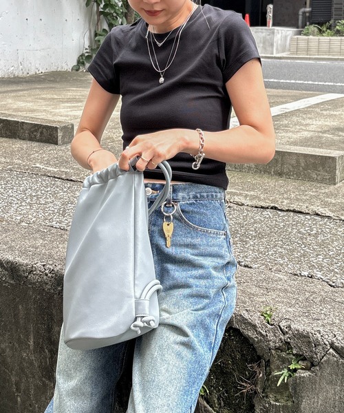 feepur(フェピュール)の「ボンサックバッグ(ショルダーバッグ・レディース・ブラック/ブルー・FREE)」の18枚目の写真