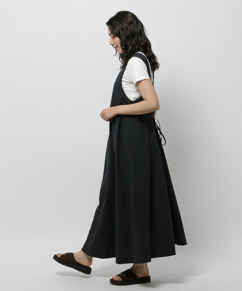 niko and...（ニコアンド）の「ポコポコサマードレス（ドレス・レディース・ブルー/チャコール/ブラウン・FREE）」の5枚目の写真