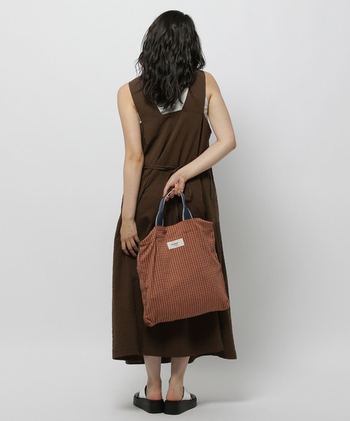 niko and...（ニコアンド）の「ポコポコサマードレス（ドレス・レディース・ブルー/チャコール/ブラウン・FREE）」の8枚目の写真