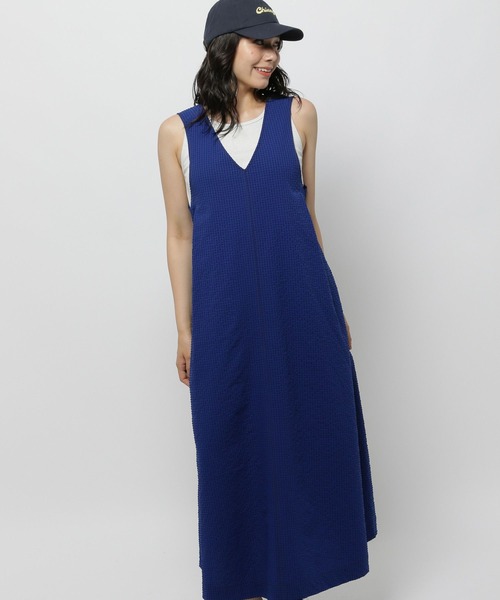 niko and...（ニコアンド）の「ポコポコサマードレス（ドレス・レディース・ブルー/チャコール/ブラウン・FREE）」の12枚目の写真