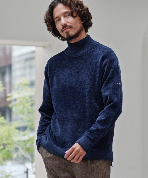 CALL&RESPONSE(コールアンドレスポンス)の「mn3147-シャギー-タートルニット-サイセンタク(ニット/セーター・メンズ・ブラック/ネイビー/グレー・1/2/4/5)」の3枚目の写真