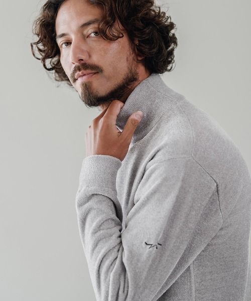 CALL&RESPONSE(コールアンドレスポンス)の「mn3147-シャギー-タートルニット-サイセンタク(ニット/セーター・メンズ・ブラック/ネイビー/グレー・1/2/4/5)」の1枚目の写真