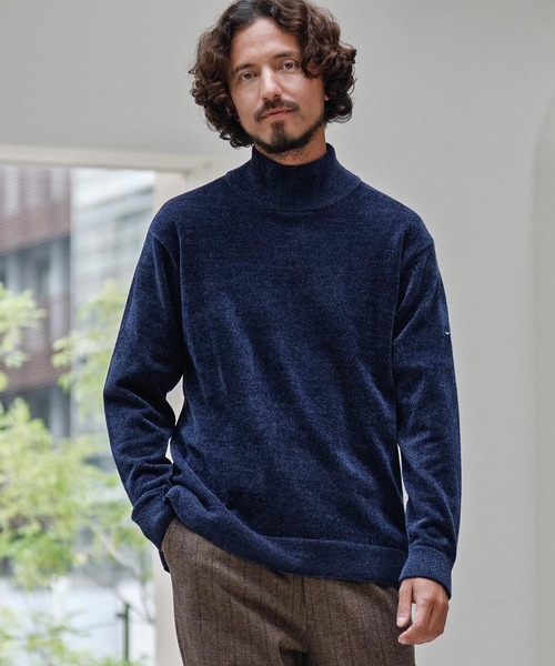 CALL&RESPONSE(コールアンドレスポンス)の「mn3147-シャギー-タートルニット-サイセンタク(ニット/セーター・メンズ・ブラック/ネイビー/グレー・1/2/4/5)」の4枚目の写真