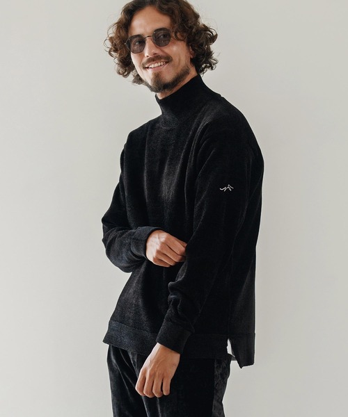 CALL&RESPONSE(コールアンドレスポンス)の「mn3147-シャギー-タートルニット-サイセンタク(ニット/セーター・メンズ・ブラック/ネイビー/グレー・1/2/4/5)」の11枚目の写真