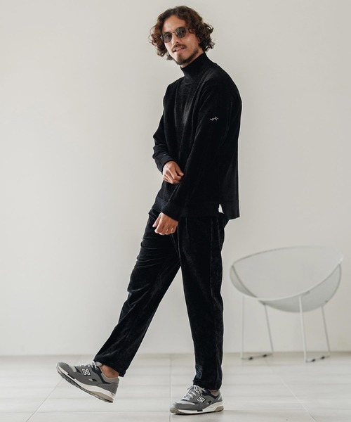 CALL&RESPONSE(コールアンドレスポンス)の「mn3147-シャギー-タートルニット-サイセンタク(ニット/セーター・メンズ・ブラック/ネイビー/グレー・1/2/4/5)」の12枚目の写真