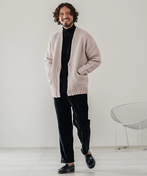 CALL&RESPONSE(コールアンドレスポンス)の「mn3147-シャギー-タートルニット-サイセンタク(ニット/セーター・メンズ・ブラック/ネイビー/グレー・1/2/4/5)」の15枚目の写真