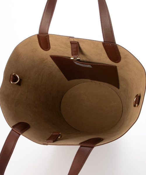 cache cache（カシュ カシュ）の「カシュカシュ cachecache / 縦型2wayバケツトート（トートバッグ・レディース・ブラウン/グリーン/ブラック・FREE）」の11枚目の写真