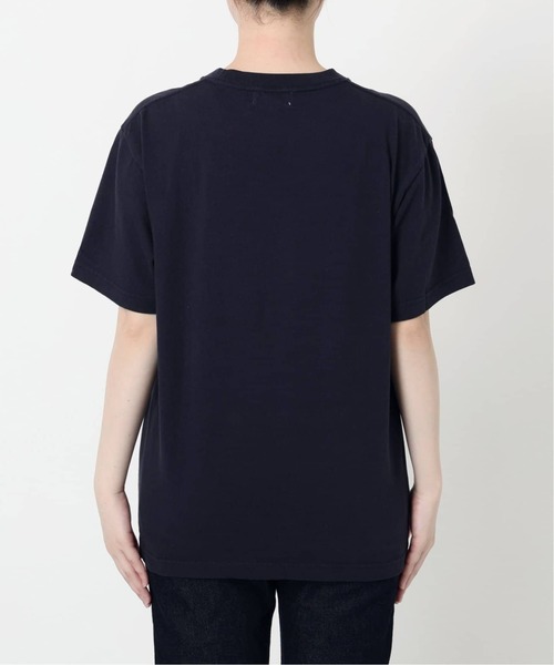 BALMYDAY'S(バルミーデイズ)の「《追加》BALMYDAYS/バルミーデイズ SLOBE別注 FELIX Tシャツ1 BAL-25SS87(Tシャツ/カットソー・レディース・ネイビー/ホワイト・FREE)」の4枚目の写真